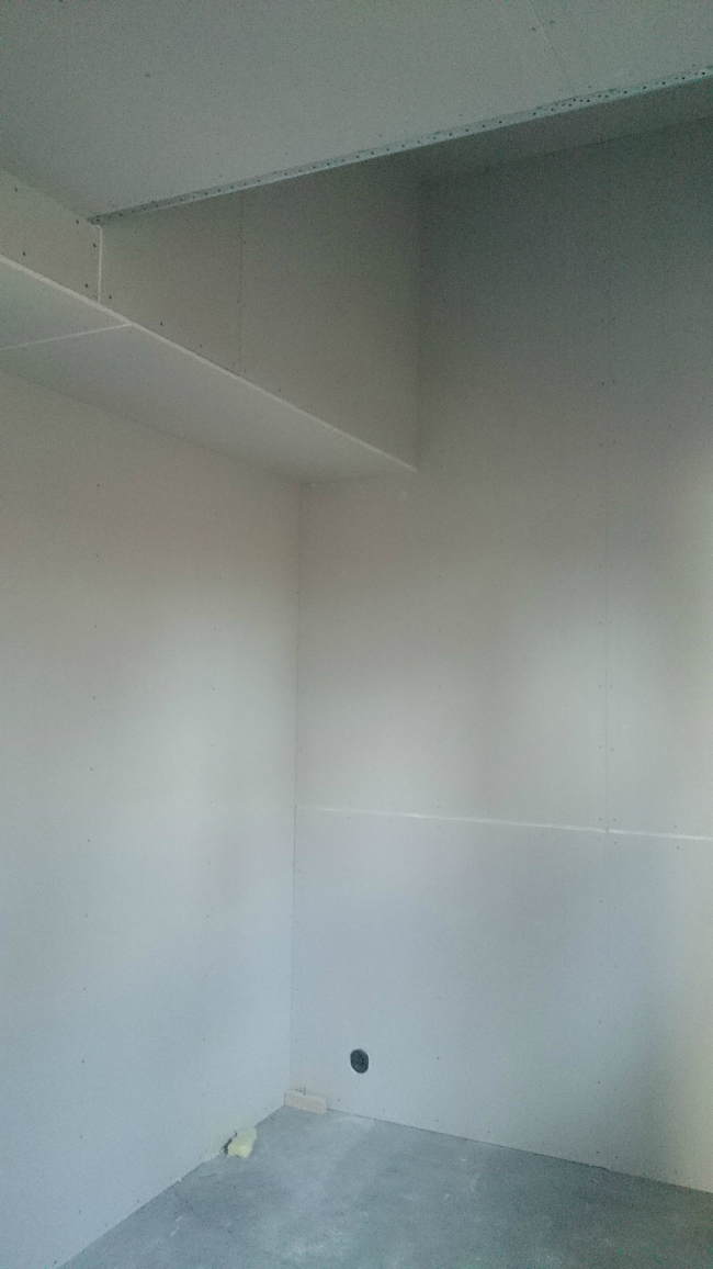 Starting with a blank wall.