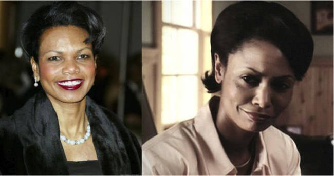 Thandie Newton as Condoleezza Rice in <em>W</em>