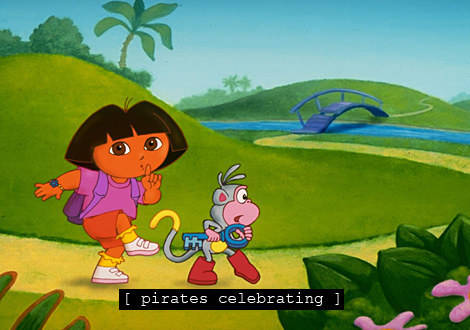 Dora, don't join them!