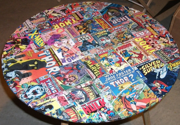 2.) Comic book lovers, eat your heart out.