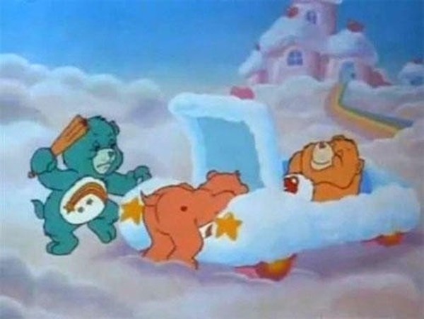 11.) Care Bears administering the care.