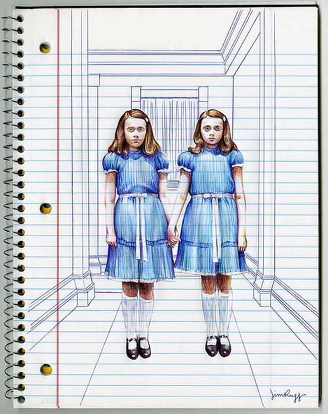 10.) Creepy twins from "The Shining."