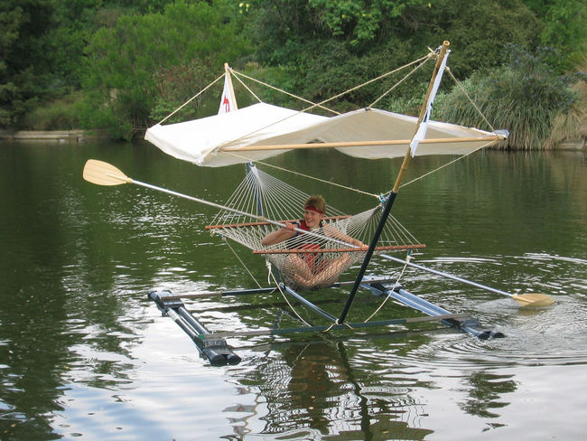 24.) Looks so relaxing. Just don't fall asleep and lose the paddle.