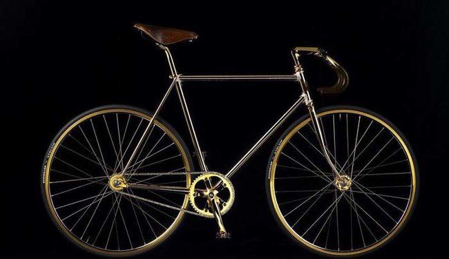 2.) $104,744 - Aurumania Gold Bike.