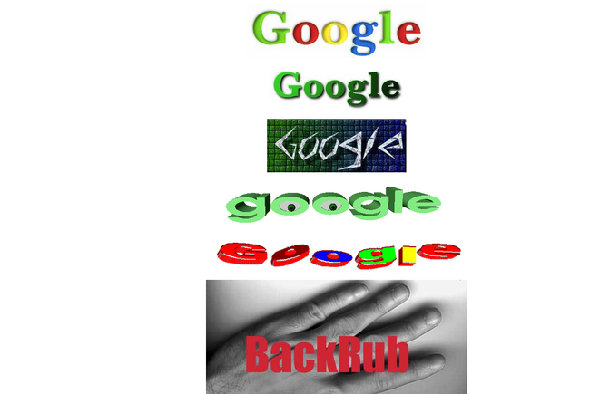 Going back in time using the Google logo. Can't believe they almost called it BackRub. That would have been weird.