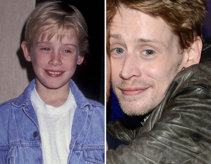 22.) Macaulay Culkin - 1991 and now.