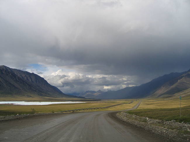 2.) The James Dalton Highway, Alaska.