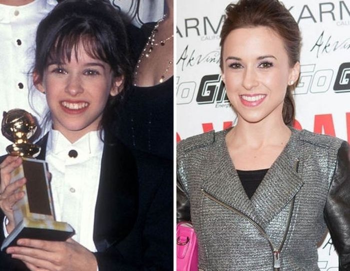 19.) Lacey Chabert - 1996 and now.