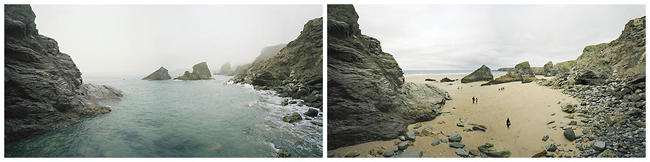 7.) Bedruthan Steps, Cornwall. High water 4:30pm, low water 2:00pm. (August 31 2007)