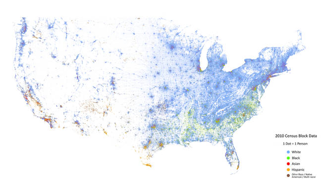 16.) One person, one dot.