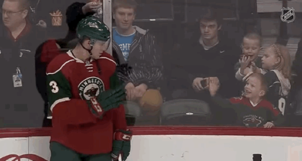 6.) NHL player Charlie Coyle knows that sometimes it’s the smallest gestures that have the biggest impact.