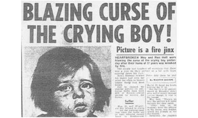 2.) The Crying Boy Paintings