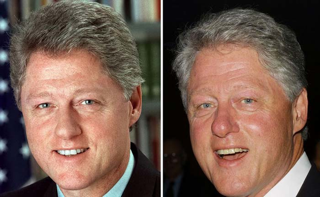 10.) Bill Clinton: 1993 and 2001.