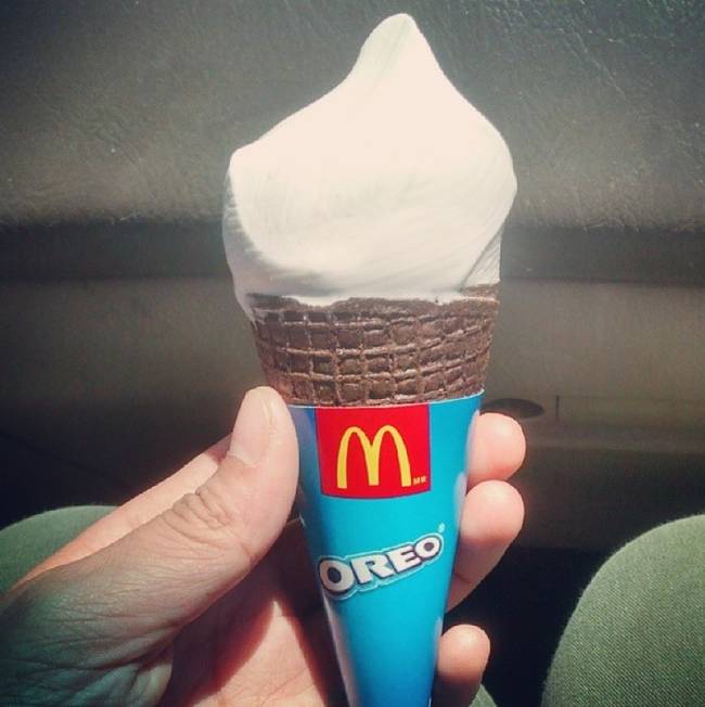 7.) Cono Oreo - McDonald's (Mexico)