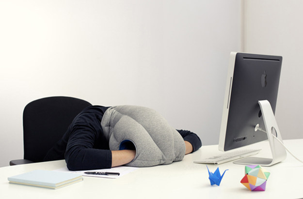 8. Take an afternoon nap anywhere with this pillow.