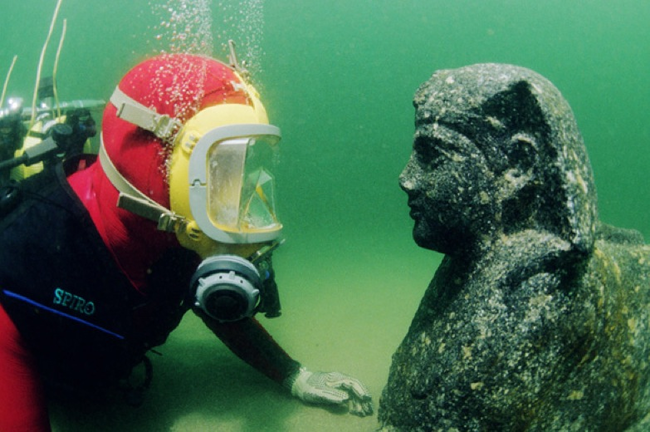 Cleopatra's Sunken Palace - Alexandria, Egypt