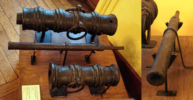 13.) Culverin: These were medieval guns, used while on horseback. They were a precursor to the modern cannon and could be used in "ride by" shootings.