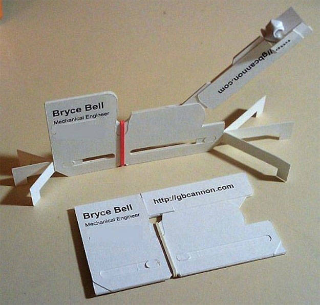 This truly is an mechanical engineer's card.