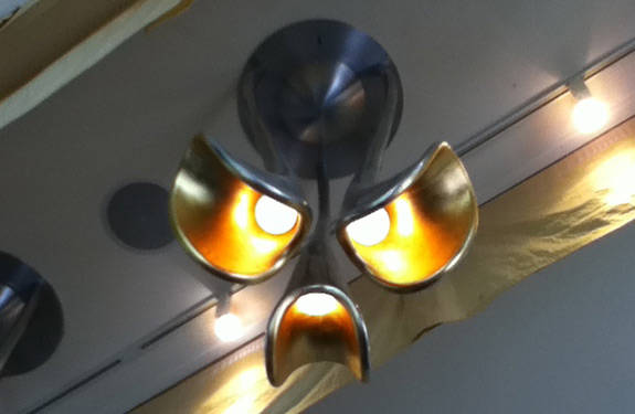 I've never seen such an angry light fixture.