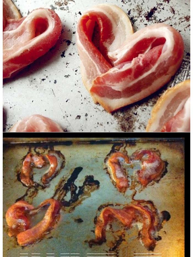 16.) Bacon hearts certainly sounded like a good idea.