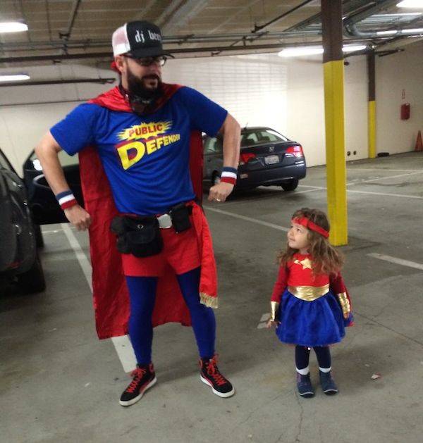 Dads have the best sidekicks.