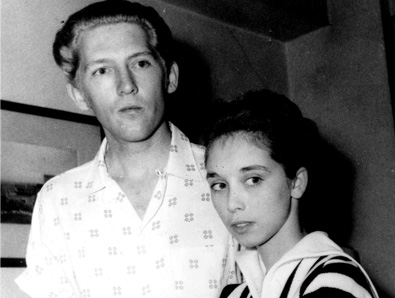 5.) Jerry Lee Lewis and Myra Gale Brown