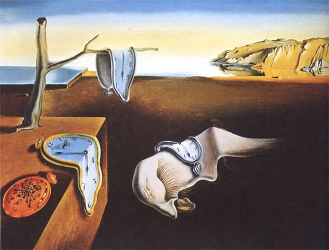 6.) The Persistence of Memory.