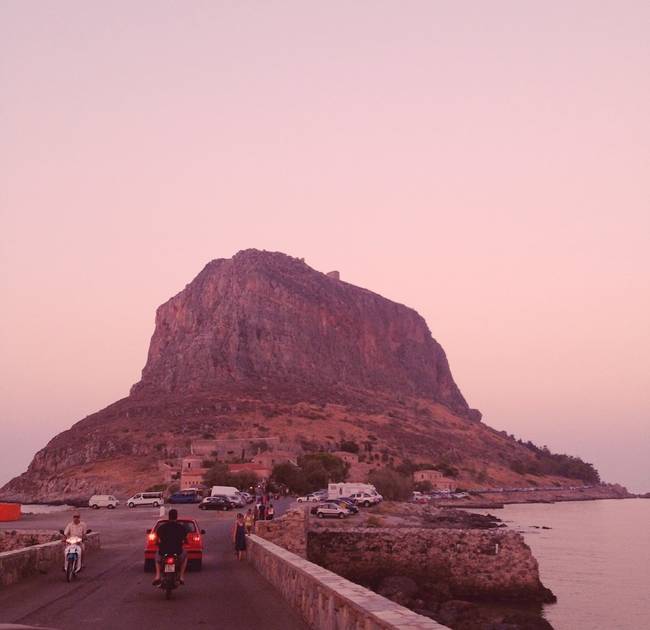 Monemvasia from the North.