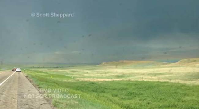 Sheppard works for Severe Studios as a storm chaser. He was tracking a weather system through South Dakota. He stepped out of his car to have a better look at the developing storm, when he was suddenly struck by lightning.