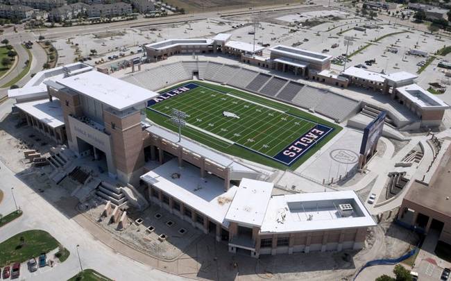 1.) Allen Eagle Stadium: Allen, Texas.