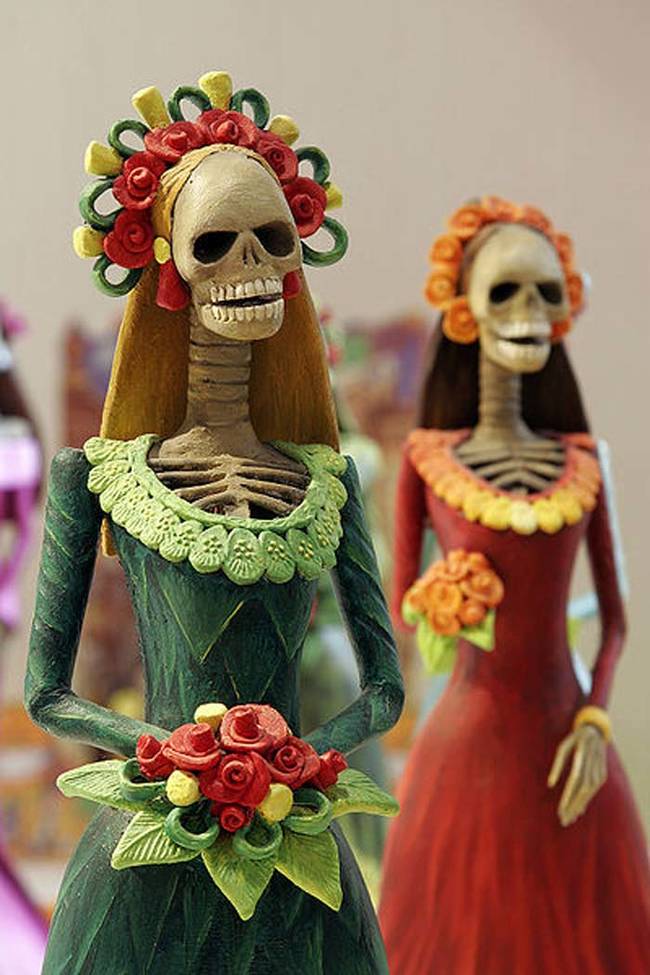 One of the most popular figures of the Day of the Dead in Mexico is "La Calavera Catrina," also known as "Dapper Skeleton," or "Elegant Skull."