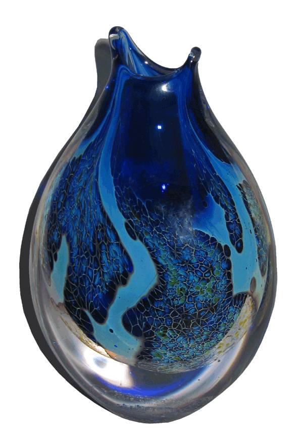 Blown glass.