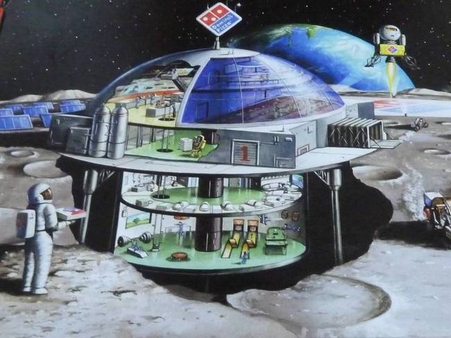 Dominoes has made plans to put a location on the moon.