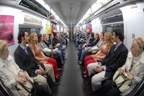 Twins Pranking Subway Riders