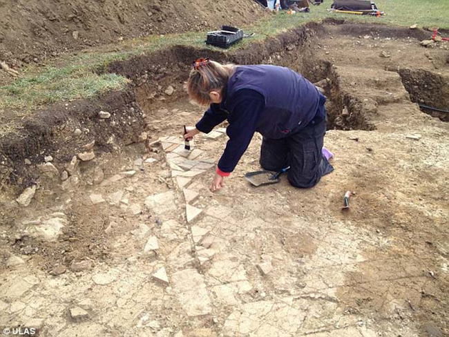 Excavations of the site have found the walls and floor of the former chapel.