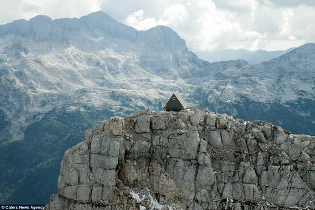 Colleagues and family of Luca Vuernich built this nine-bed hotel atop the Alps in memory of the fallen climber.