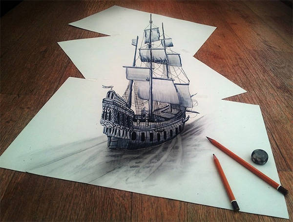 Ship On Paper