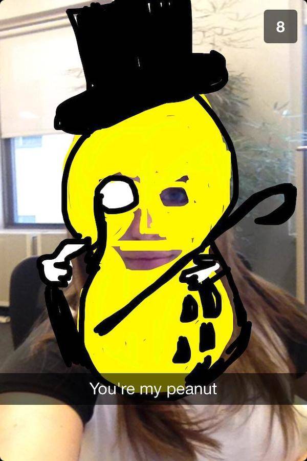 That's Mr. Peanut to you.