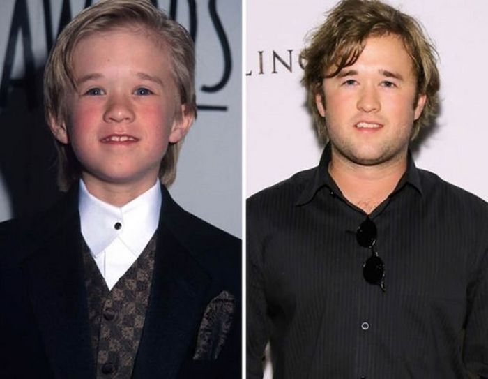 11.) Haley Joel Osment - 1997 and now.