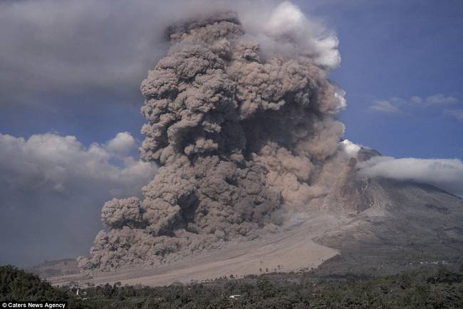 This Indonesian volcano actually was dormant for 400 years, until it erupted in 2010 (and several times since).