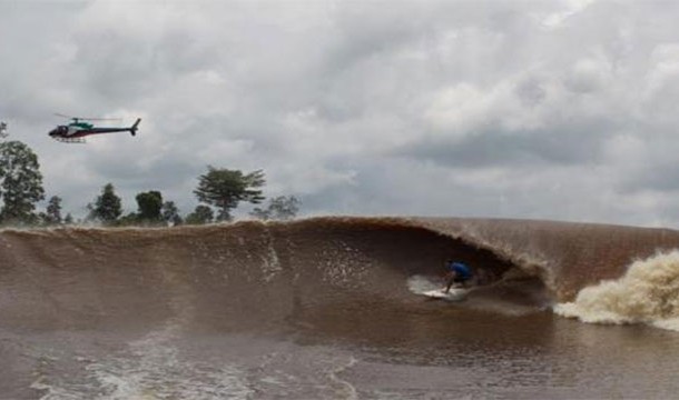 1. Never-ending Wave: Occurs twice a year in Brazil when the Atlantic ocean meets the mouth of the Amazon River. The resulting waves can travel 500 miles inland before slowing down.