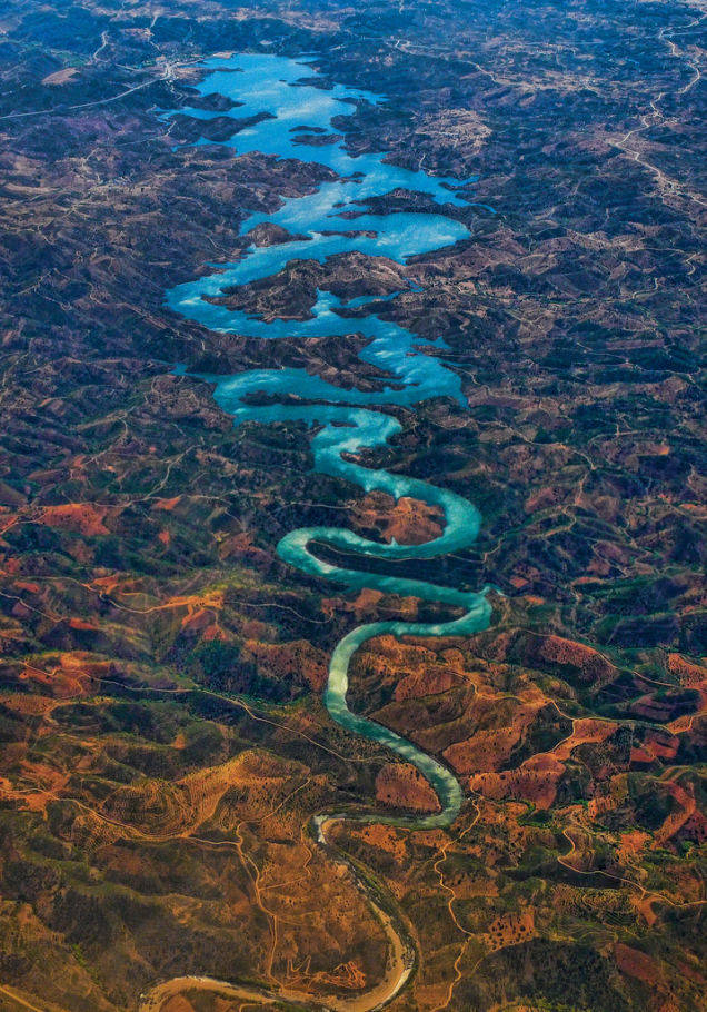 Odeleite, Portugal, also known as the Blue Dragon River