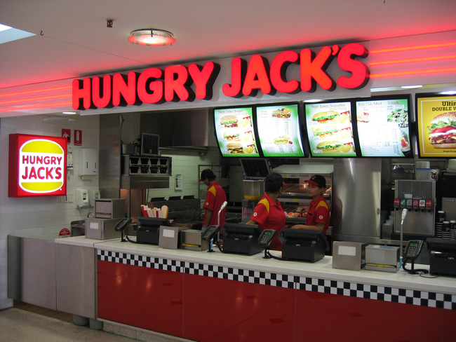 3.) Burger King is called Hungry Jack’s in Australia.