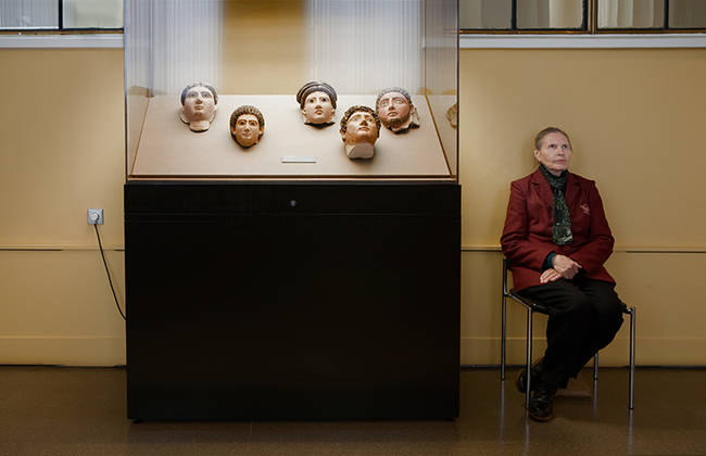 2nd Century Mummy Masks, Pushkin Museum