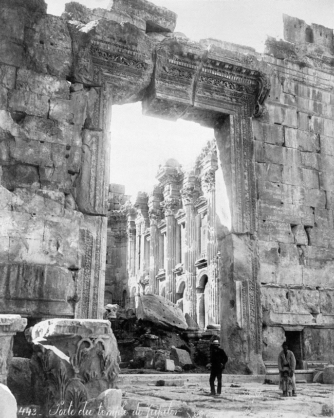 Ruins of the Temple of Jupiter, 1870-1885