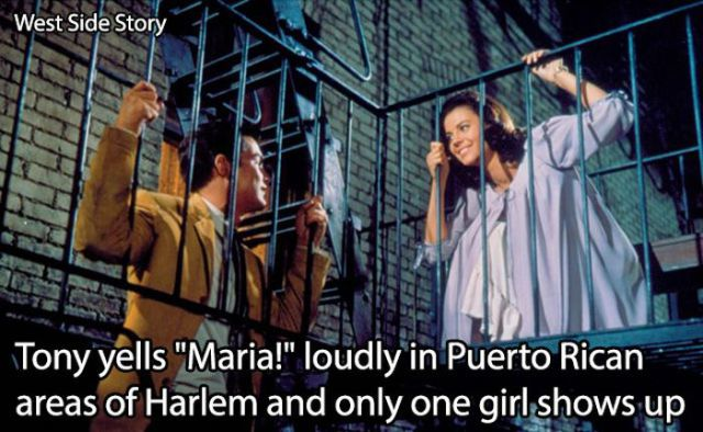 Let's just gloss over the fact that no one noticed that this Maria was actually a white chick.