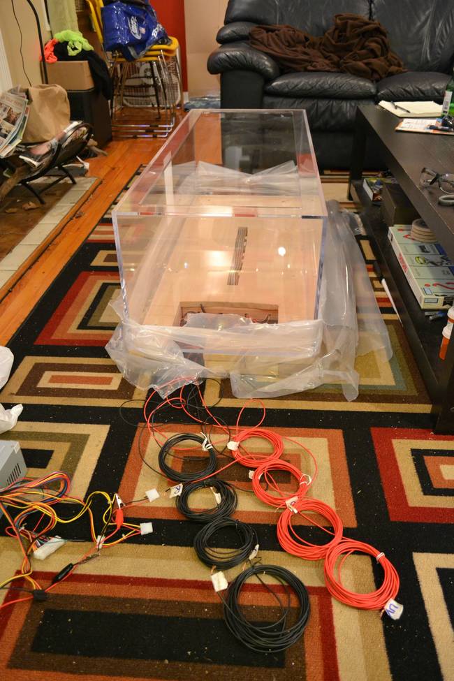 And what comes with a lot of LEDs? Lots of really fun wiring! This may be a tedious step in the process, but it all went toward making an awesome fish tank.