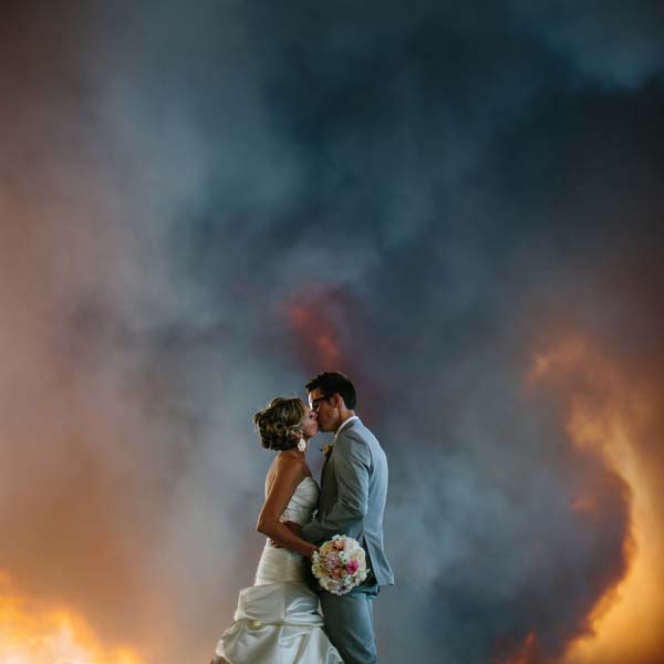 This couple's romance will be on fire for a long, long time.