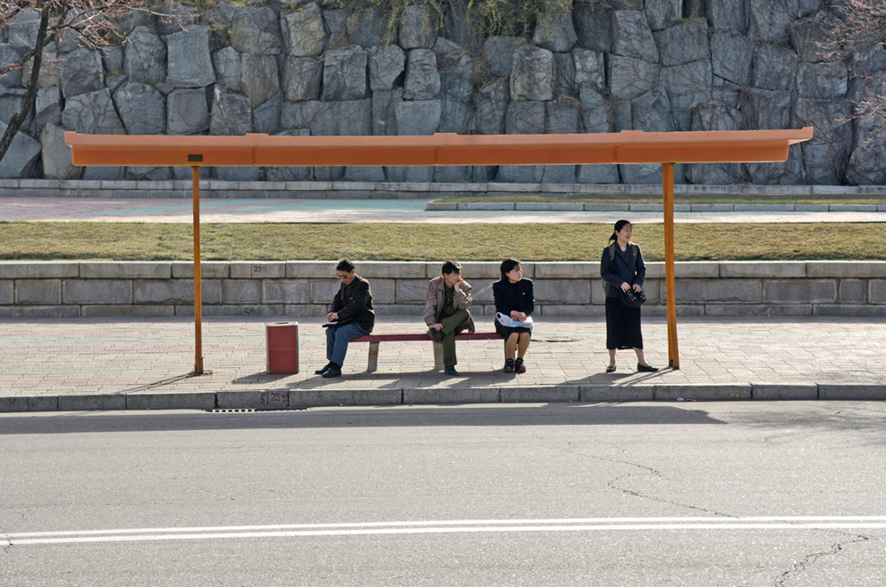 4.) Bus Stop, North Korea