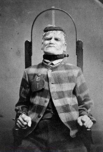 This was a popular style of restraint chair.